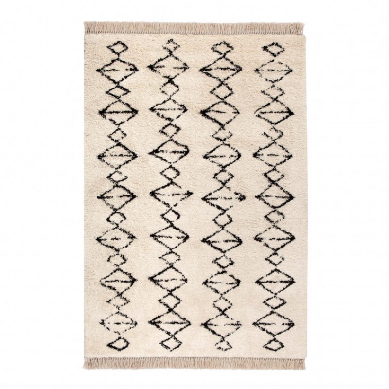 CARPET ZORRO BLACK AND BEIGE